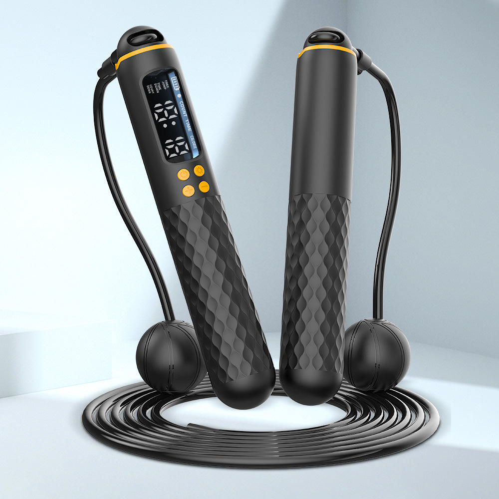 Detachable Smart Digital Jump Rope for Accurately Counts Jumps, Sets Goals and Monitors Progres