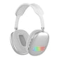 LED Wireless Headphones Bluetooth Noise Cancelling Stereo Headset
