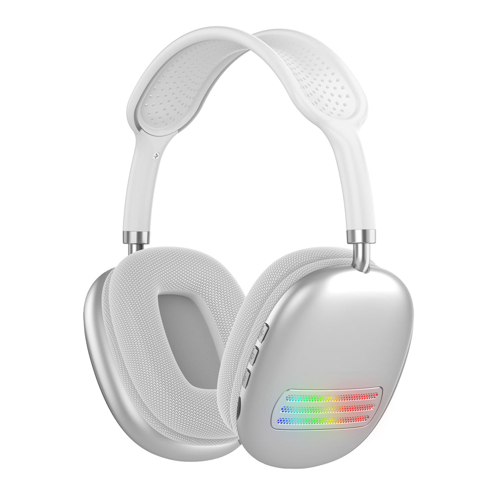 LED Wireless Headphones Bluetooth Noise Cancelling Stereo Headset