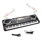 61 Keys Electric Piano Music Keyboard For Little Ones Beginner With Microphone
