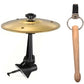 Car Air Vent Mini Drum Cymbal Set with Drum Stick Musical Gadget for Drummers