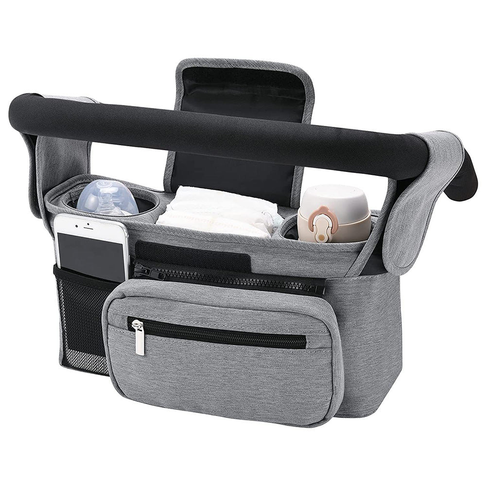 Universal Stroller Organizer with Cup Holder and Shoulder Strap