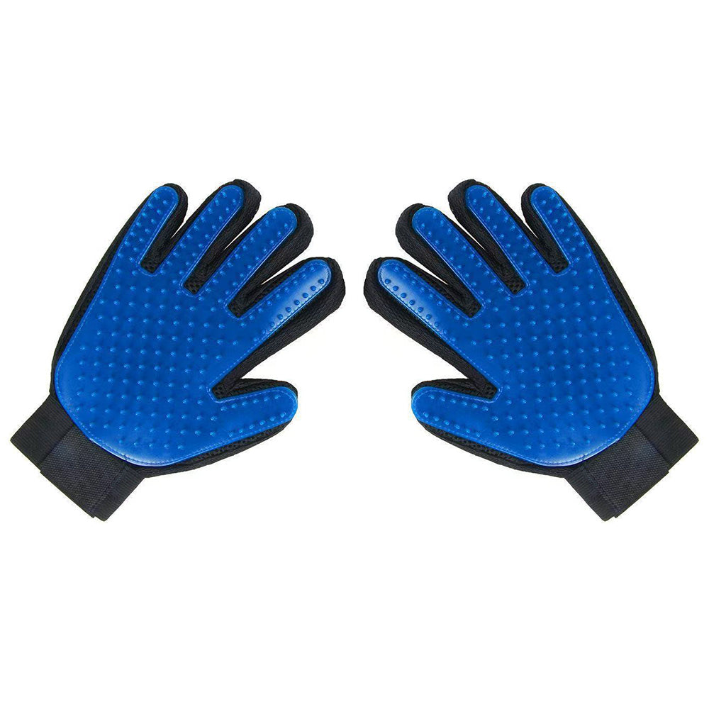 1 Pair Pet Grooming Gloves for Cats and Dogs Hair Removal and Massage