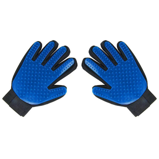 1 Pair Pet Grooming Gloves for Cats and Dogs Hair Removal and Massage