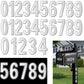 60pcs Reflective Mailbox Numbers Waterproof Adhesive Sticker