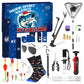 Fishing Advent Calendar Fishing Accessories Kit Christmas Countdown Gifts