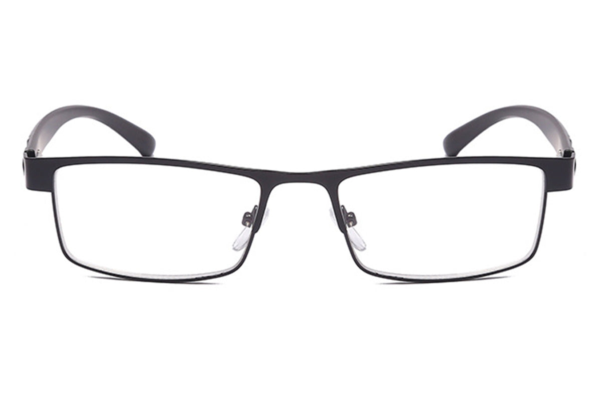 Rectangular Blue Light Blocking Reading Glasses for Seniors Comfortable Eye Protection