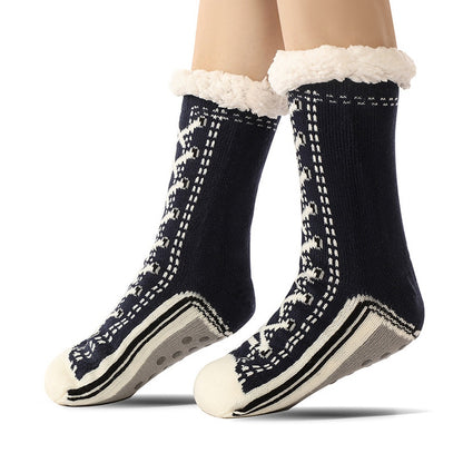 Non-Slip Fluffy Slipper Socks for Women Cozy Winter Warm House Socks