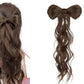 Bow Ponytail Hair Clip for Long Curly Hair Decorative