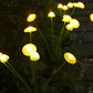 Two Outdoor Solar Mushroom Lights