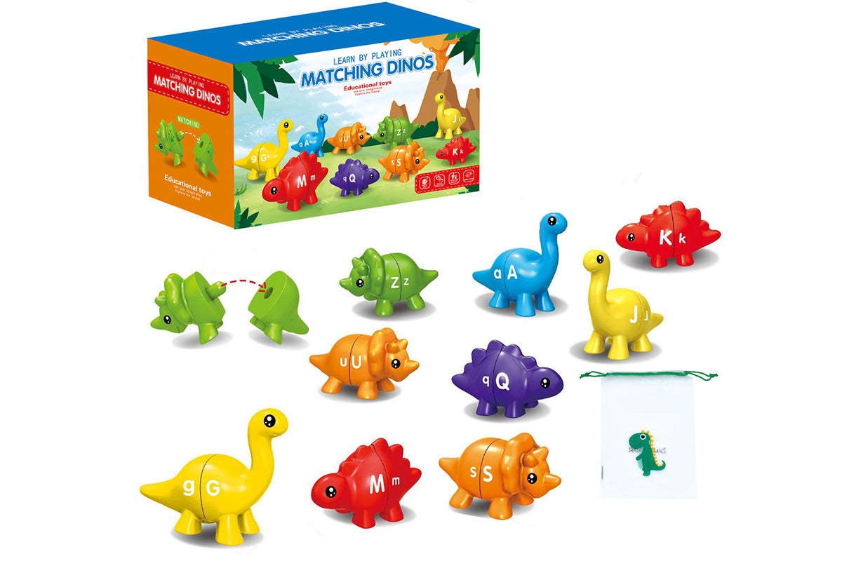 Dinosaur Alphabet Matching Toys Educational Learning Game
