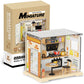 DIY Miniature Dollhouse Kit 3D Puzzle Dollhouse Toy with Dust Cover and Light
