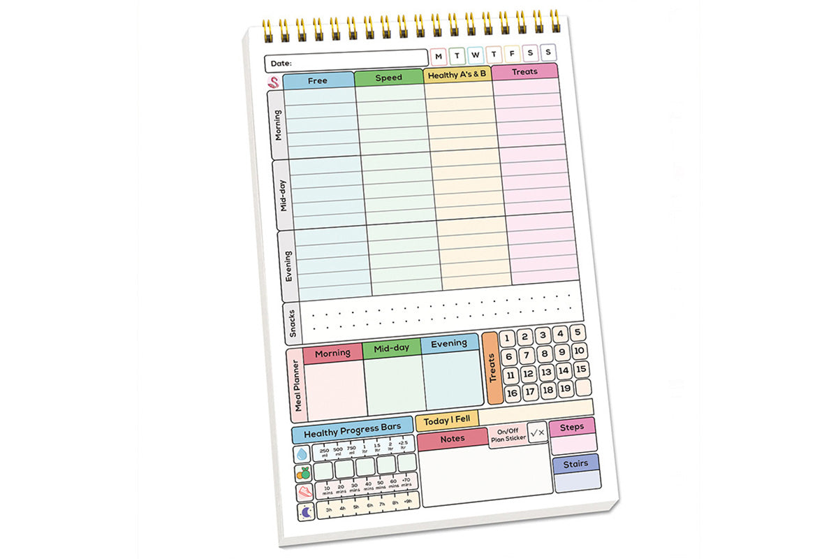 A5 Calorie Tracker Journal Food Diary Meal Log Book