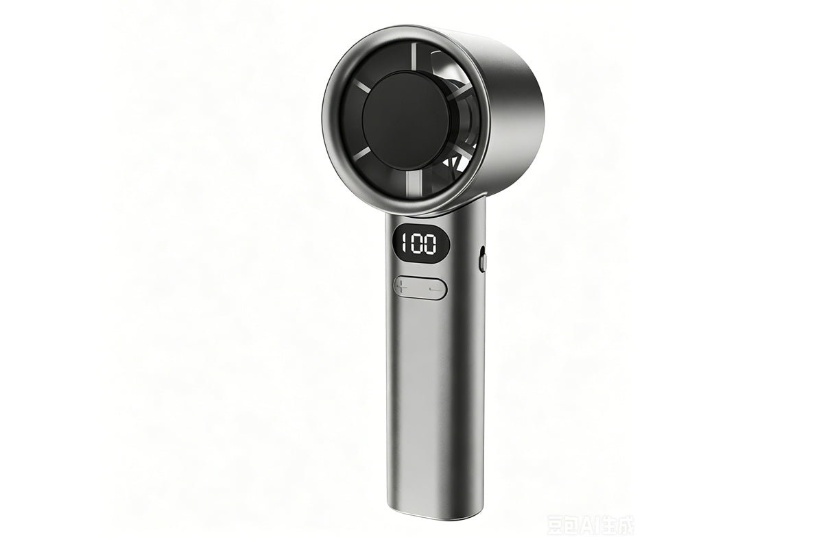 Digital Display USB Fan with 120 Speeds