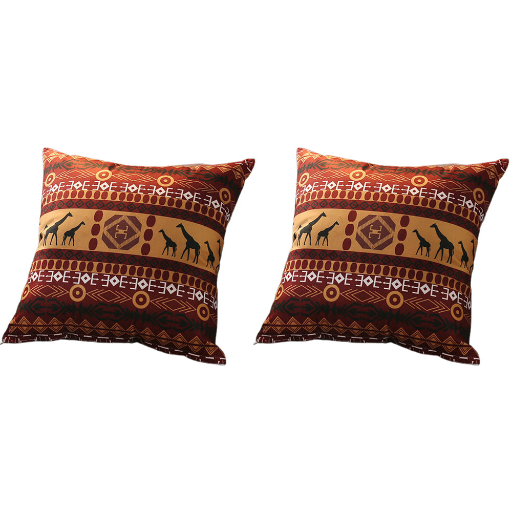 Pillow Cover 2 Pack Boho Dual Printed Cushion Covers