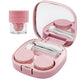 Manual Contact Lens Cleaner Washer and Contact Lens Storage Case with Mirror