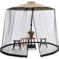 Patio Umbrella Mosquito Net Universal Canopy Umbrella Mosquito Netting