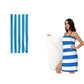 Quick Dry Striped Beach Towel – Absorbent and Ideal for Travel!