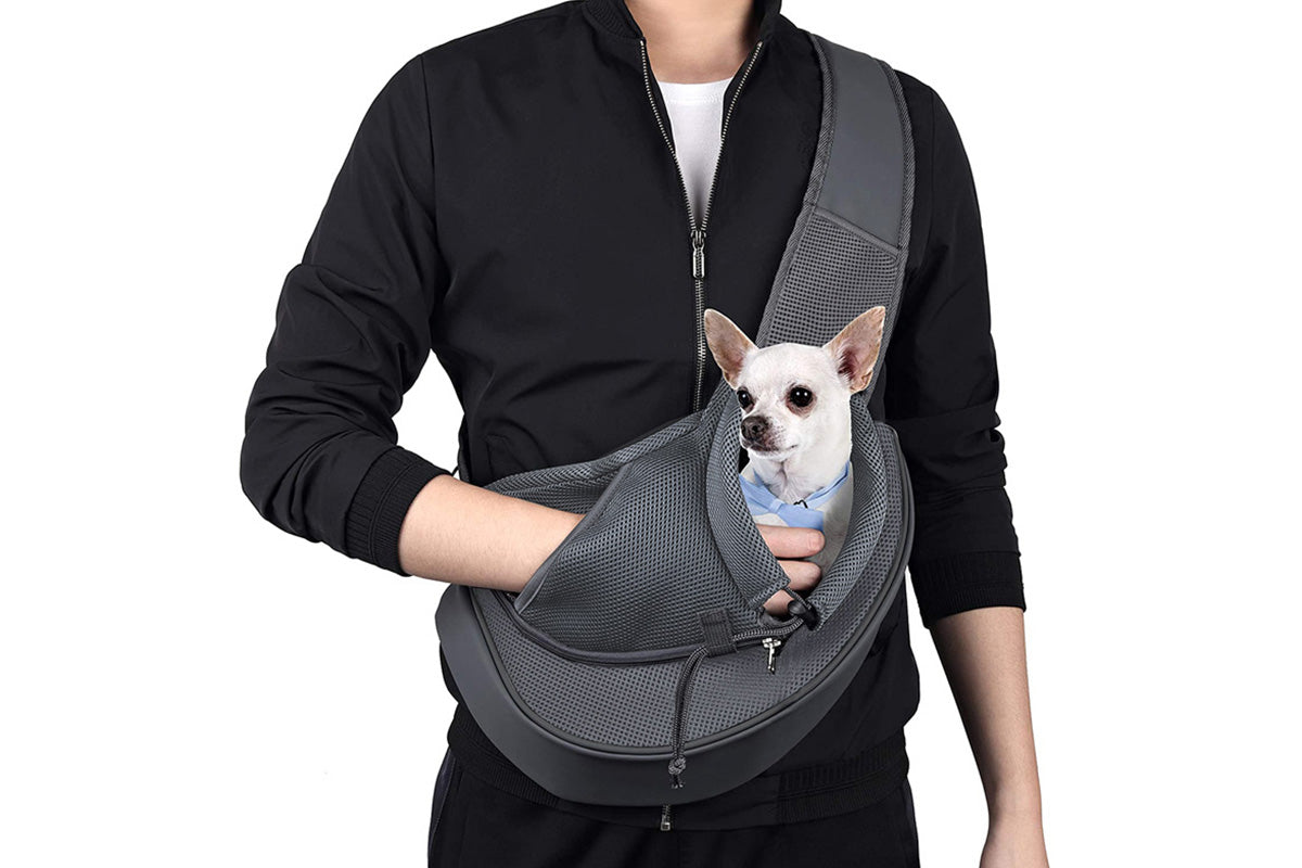 Pet Carrier Bag Sling Mesh Backpack Pet Travel Bag For Dogs Cats