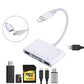 For iPhone iPad  5 in 1 USB-C SD Card Reader USB-C to Memory Card OTG Adapter