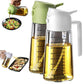 2 Pcs Measuring Oil Dispenser Bottle with Spray and Pour