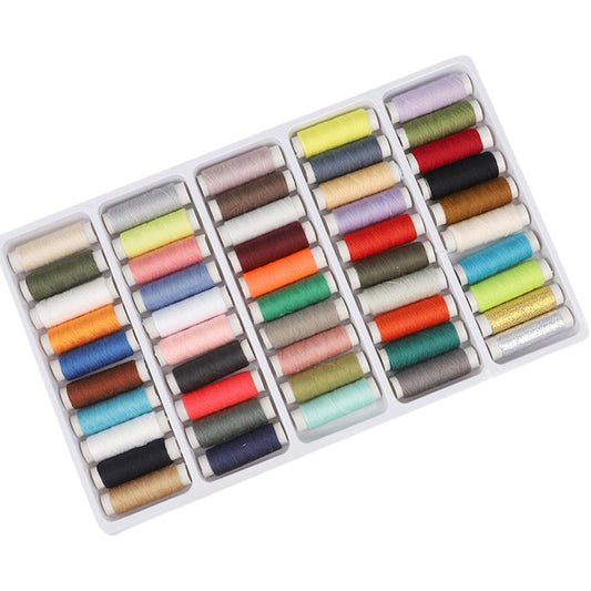 50 Colour Roll Polyester Sewing Thread Kit Set for Home DIY Sewing Machine