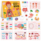 Montessori Busy Book Human Body Anatomy Book Learning Human Body Activities Book