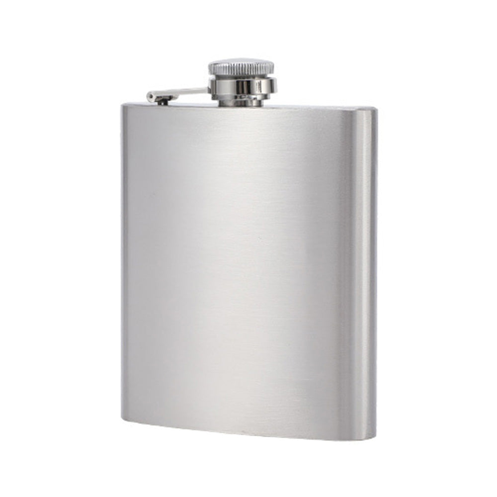 Stainless Steel Hip Flask for Men Portable Leak Resistant Pocket Liquor Bottle for Outdoor Travel