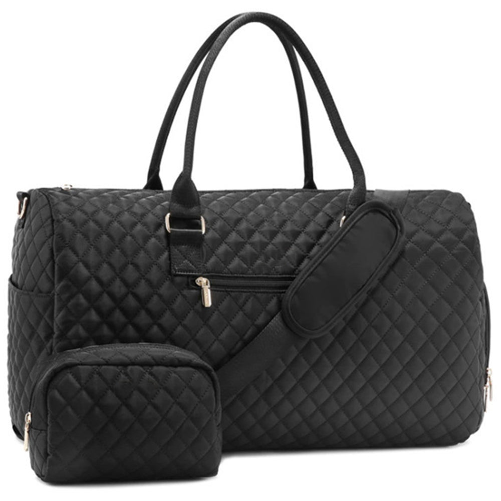 Travel Gym Duffle Bag with Shoe Compartment  and Small Bag