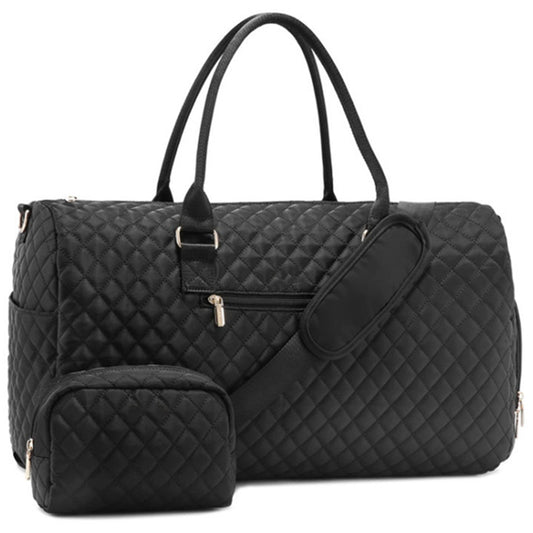 Travel Gym Duffle Bag with Shoe Compartment  and Small Bag