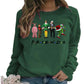 Women's Christmas Movie Characters Friends Inspired Print Jumper