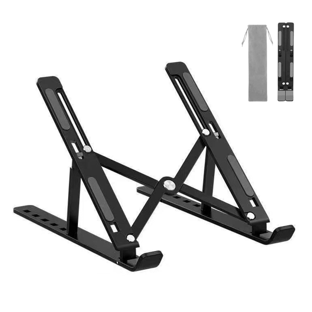 Foldable Portable Aluminum Laptop Tablet Stand with 6 Height Levels
