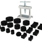 Watch Back Press Tool Kit with 18Pcs Fitting Dies for Case Repair