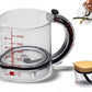 4-in-1 Adjustable Measuring Cup for Baking Cooking with Scraper Base