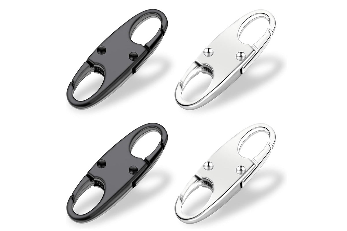 4Pcs Zipper Pull Replacement with Lock for Luggage and Suitcases