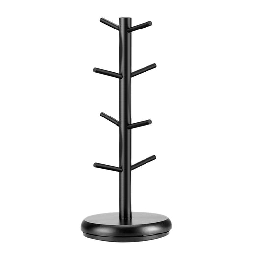 360-Degree Rotated Mug Water Cup Holder Tree with 8 Hooks
