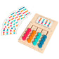 Color Matching Puzzle Toys Montessori Brain Teasers Board Game For Little Ones