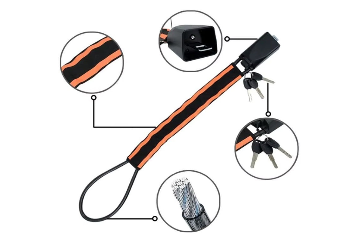 Car Steering Wheel Lock Buckle Security Lock for Vehicle Safety