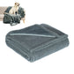 Pet Blanket for Dog Puppy Cat Reversible Flannel Fleece Sherpa Furniture Protector for Sofa Bed Couch
