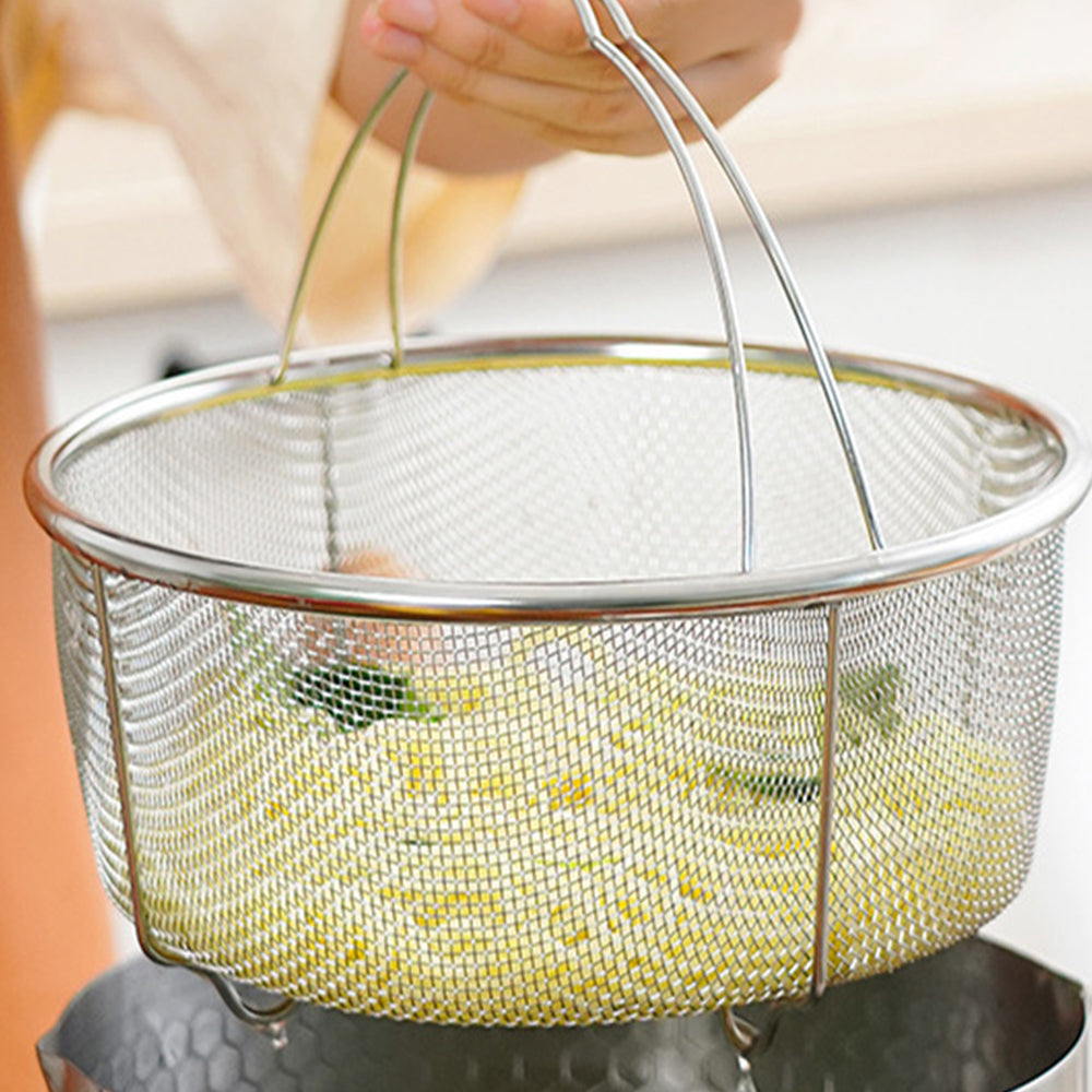 2 Pack 304 Stainless Steel Mesh Strainer Basket for Pressure Cookers Pot