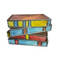 Resin Stained Stacked Books Lamp