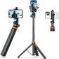 Extendable Selfie Stick Tripod Phone Tripod Phone Tripod Stand Travel Tripod