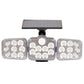 138 LEDs 3-Head Solar Motion Sensor Outdoor Wall Security Light