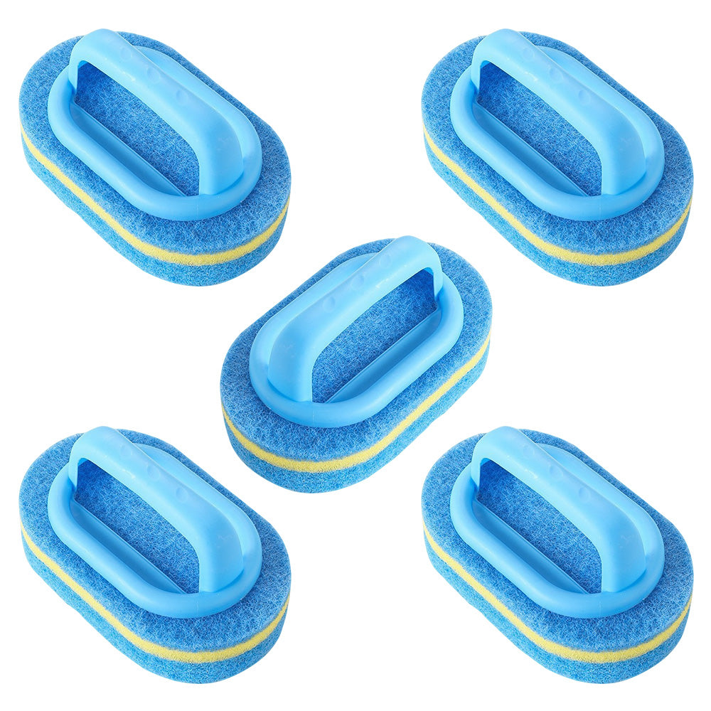 5 Piece Multi Layer Sponge Cleaning Brush Set for Kitchen and Bathroom