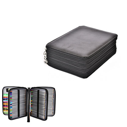184 Slot Foldable Large Capacity Pencil Case Makeup Bag and Storage Organizer
