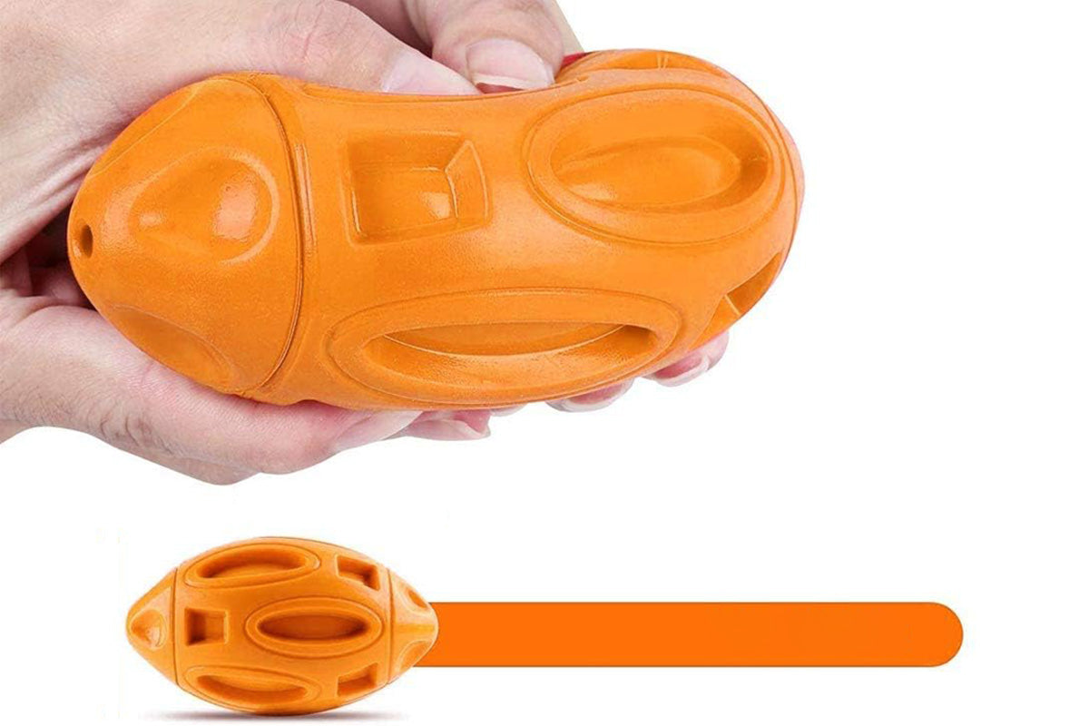 Puppy Chew Ball With Squeaker Dog Chew Toys Squeaky Dog Toys For Aggressive Chewers