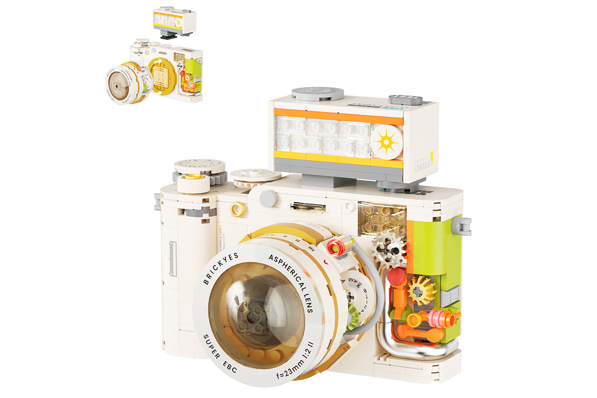 508pcs Cameras Building Blocks Vintage Camera Models Building Set