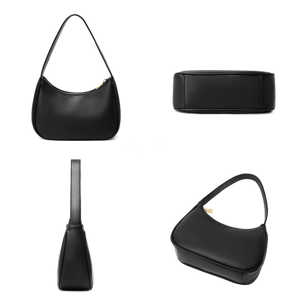 Shoulder Bag For Women Elegant Feminine Mini Handbags with Zipper Closure