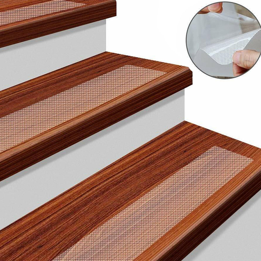 15Pcs Anti Slip Clear Tape Adhesive Stair Mat for Indoor Outdoor