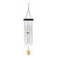 Solar LED Bubble Tube Wind Chime Colour Changing Light Hanging Outdoor Decor